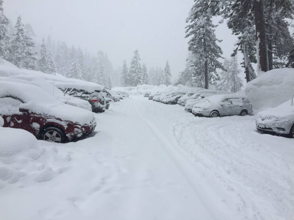 Winter Parking Lot