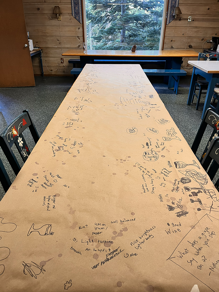 Wine Tasting Table